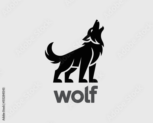 Wolf Howling Logo Design