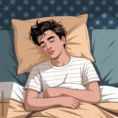 Sleeping Teen Boy