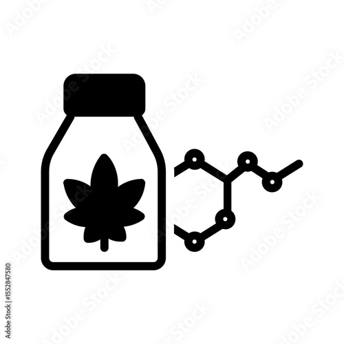 Vector multi color icon for Methamphetamines