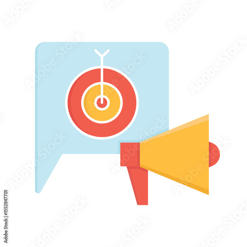 Targeted Marketing or Promotion Icon 
