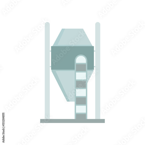 agriculture silo icon vector illustration