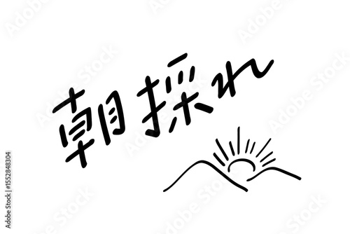 朝採れ_ヨコ書き｜あしらいつき