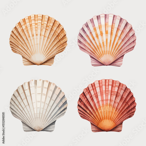 Seashell Collection Art