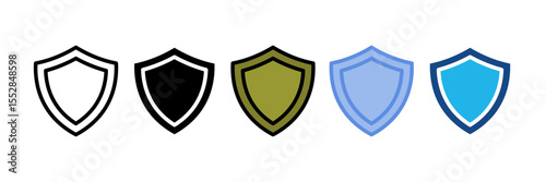 Shield Icon Element For Design