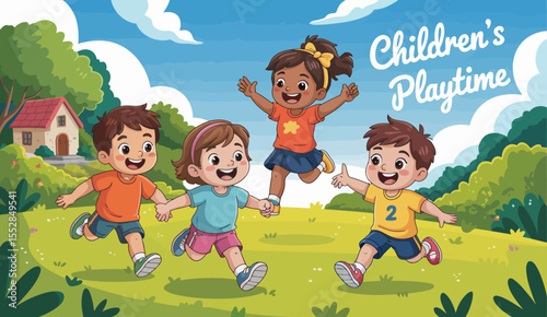 Children Playing in a Park