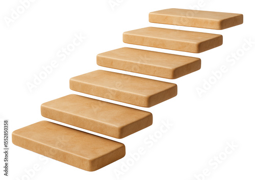 Sandstone steps with a warm hue, smoothly guiding visitors to the front entrance of a beach house.