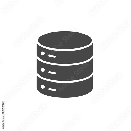Database Icon Showing Data Storage