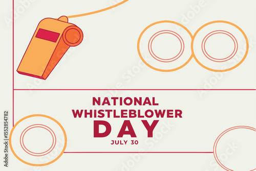 National Whistleblower Day July 30 graphic whistle blower