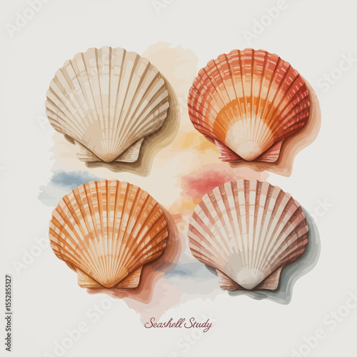 Colorful Seashell Collection