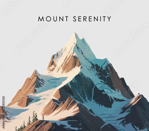 Mount Serenity Illustration