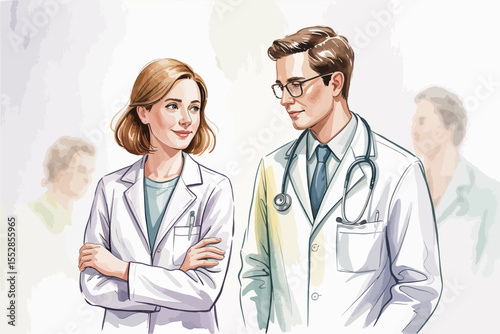 Medical Professionals Working Together