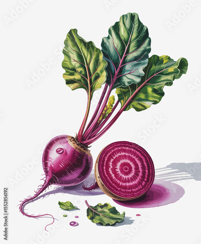 Beetroot with Leaves