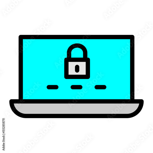 Two Factor Authentication Vector Filled Icon Design