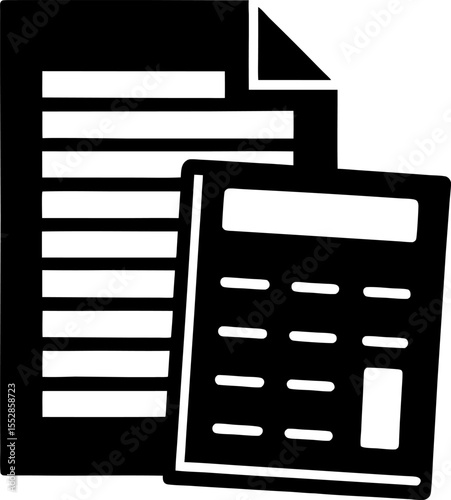 illustration of calculator