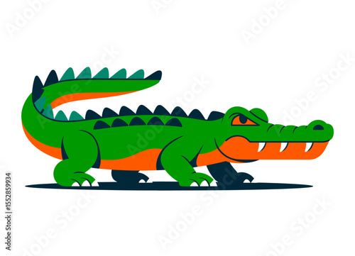 Cartoon Crocodile