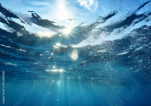 shining water surface