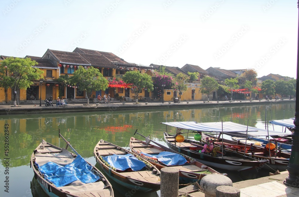 custom made wallpaper toronto digitalベトナムホイアンのドゥボン川風景