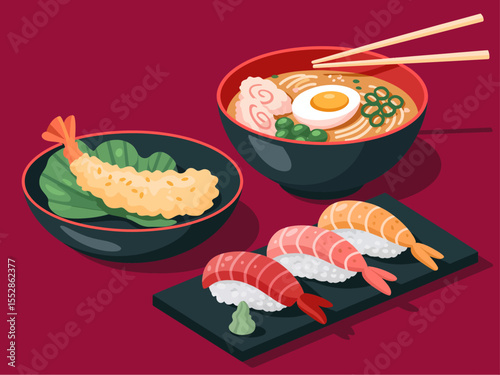 Japanese Cuisine: Sushi, Ramen, and Tempura