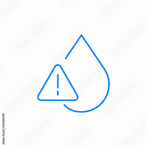 dangerous liquid icon sign vector