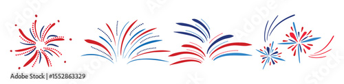 Fourth of July Fireworks Set Free Download Fourth of July Fireworks Set - GFXLoad