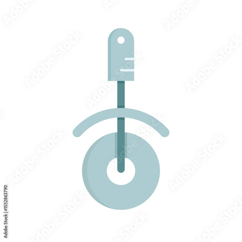 pizza cutter icon vector illustration