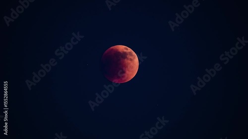 Blood moon rising