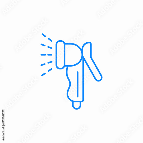 watering hose icon sign vector