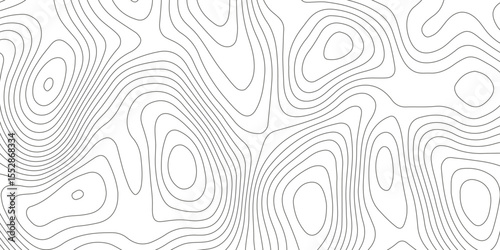 Topographic map background with geographic grid for hiking and mountain sport. luxury topographic wavy pattern and geographic grid map design. paper texture Imitation of a geographical map shades.