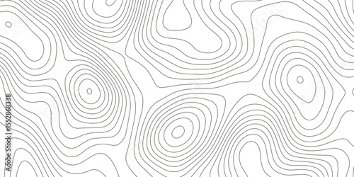 Topographic map background with geographic grid for hiking and mountain sport. luxury topographic wavy pattern and geographic grid map design. paper texture Imitation of a geographical map shades.