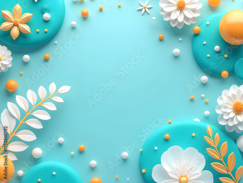 Dynamic fluid color gradient background, abstract KV main visual business PPT background