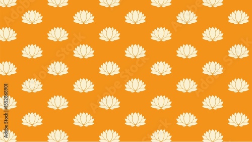 Vector  lotus flower pattern multicolored