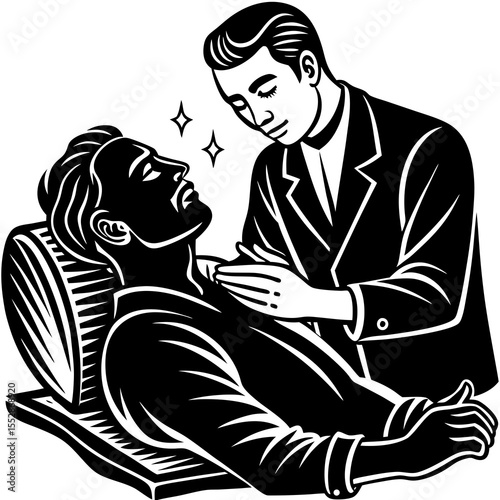 Male Beauty Therapy – Skin Rejuvenation Treatment Concept


