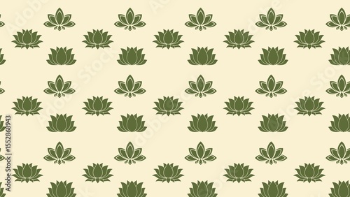 Vector  lotus flower pattern multicolored