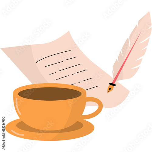 World Poetry Day vector design for celebration. Suitable for background, template, social media, poster, flyer design, flat illustration, banner Authors day line art poster and banner design vector. C