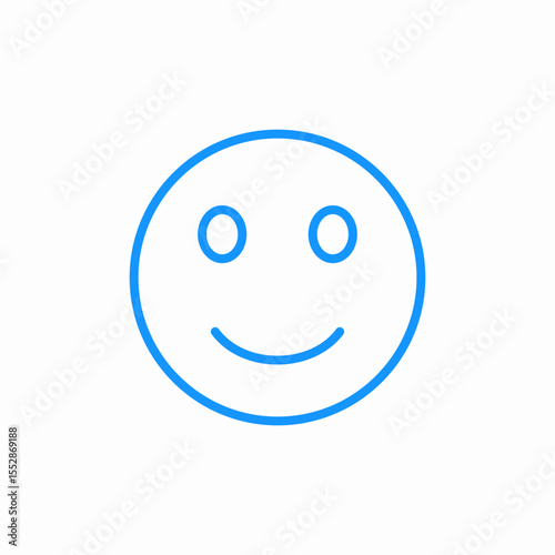happy face icon sign vector