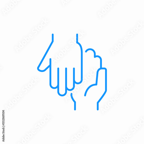 mutual aid icon sign vector