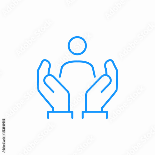 person care icon sign vector