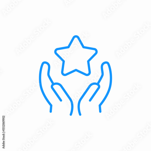 valuable care icon sign vector