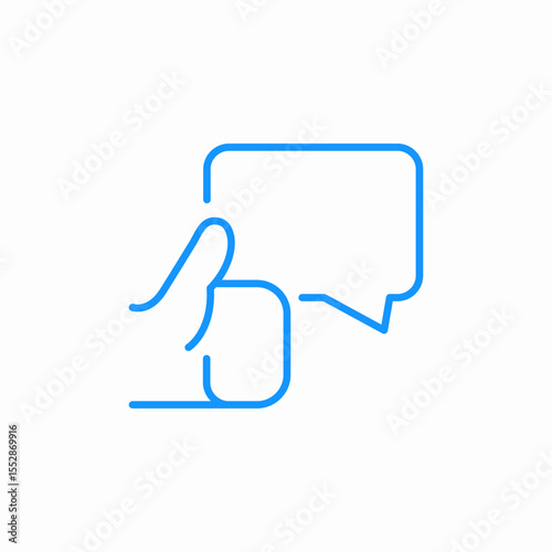 voice message icon sign vector
