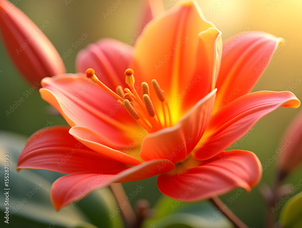 Fototapeta premium Colorful flower graphic poster PPT background, abstract flower computer wallpaper background