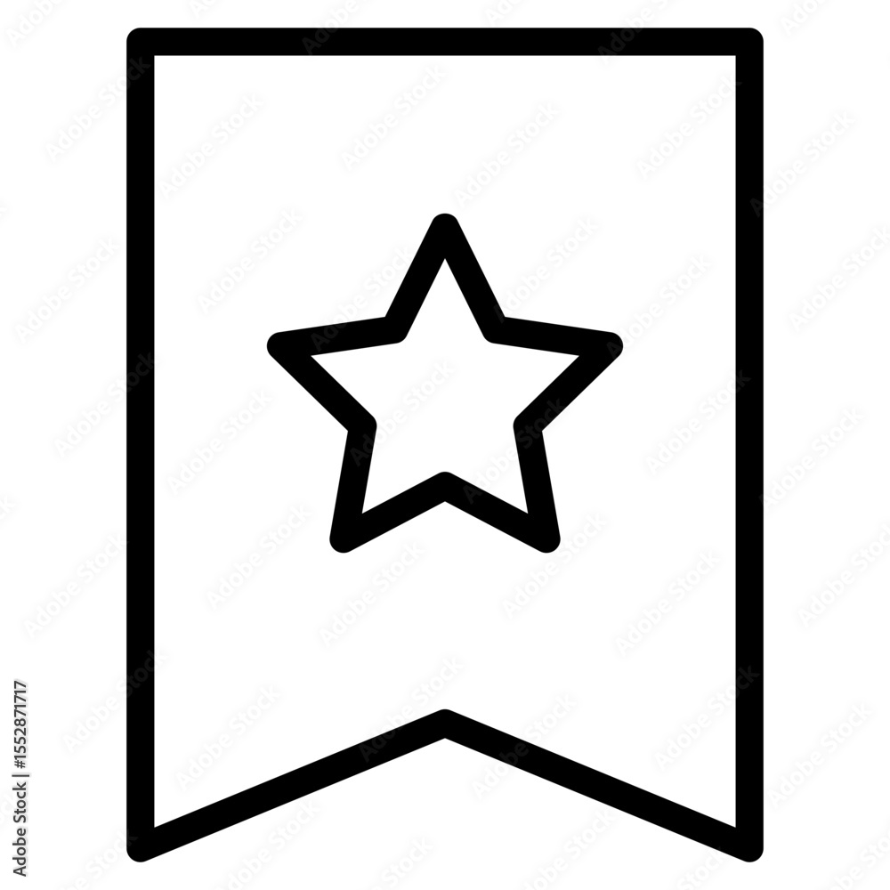 Obraz premium Bookmark in vector illustration