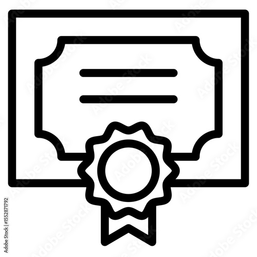 Certificate in vector illustration