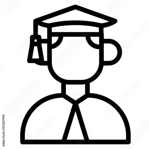 Student in vector illustration
