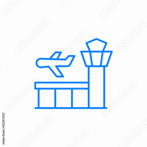 airport icon icon sign vector