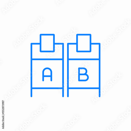 option selection icon sign vector