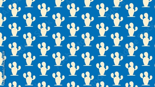 Vector unique cactus plant pattern design 
