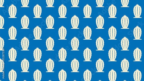 Vector unique cactus plant pattern design 