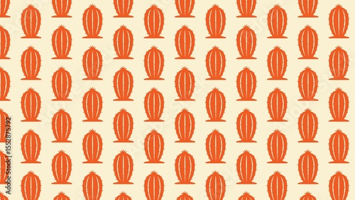 Vector unique cactus plant pattern design 