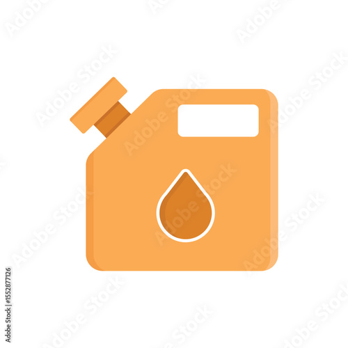 oil and fuel canister icon vector illustration