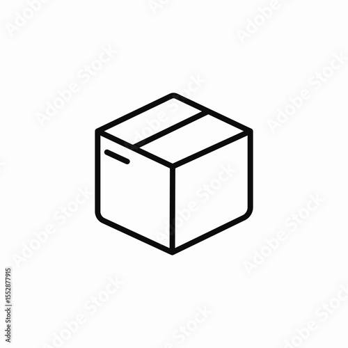 closed box icon sign vector